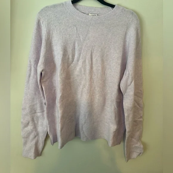 J. Crew Soft Lilac Sweater - Picture 2 of 4